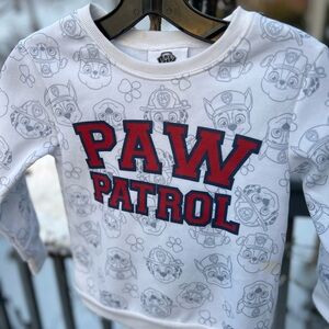 Paw Patrol Kids Sweatshirt with Red and White Design